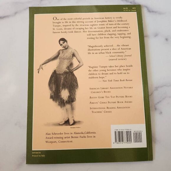 Ragtime Tumpie children's book true story of 1920s American history Josephine Ba - Picture 6 of 6